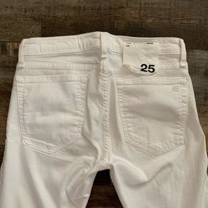 RAG AND BONE white DENIM jeans sz 25 pants outfit
